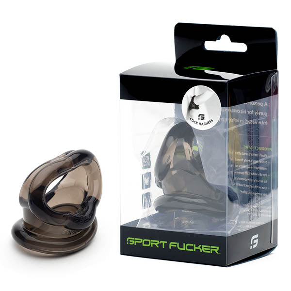 Sport Fucker Cock Harness - Smoke Cock Harness Ring - Naughty by Nature Adult Store