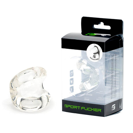Sport Fucker Trainer Ring - Clear Cock & Ball Ring - Naughty by Nature Adult Store