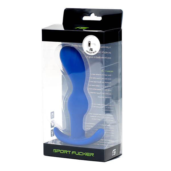 Sport Fucker CrossFit Plug - Blue Medium Anal Plug - Naughty by Nature Adult Store