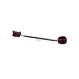 Secret Kisses ROSEGASM SPREADER BAR SET - Black Metal Spreader Bar with Ankle Cuffs - Naughty by Nature Adult Store