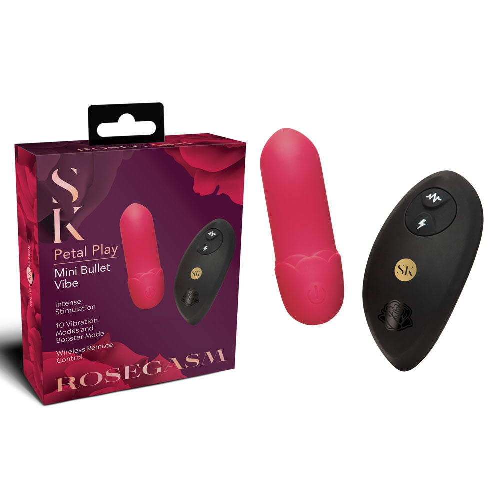 Rosegasm Petal Play Mini Bullet Vibrator Waterproof