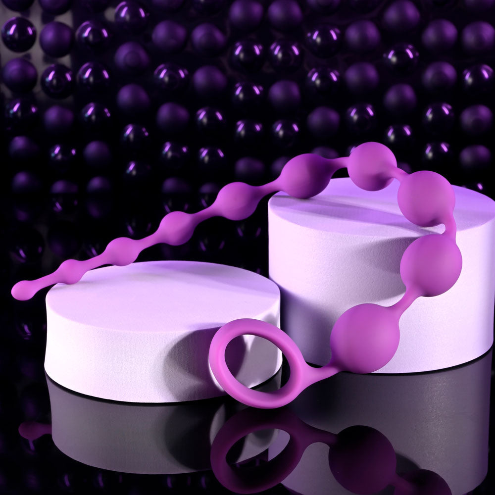 Selopa BEADED ADVENTURE - Purple 35.5 cm Anal Beads - Naughty by Nature Adult Store