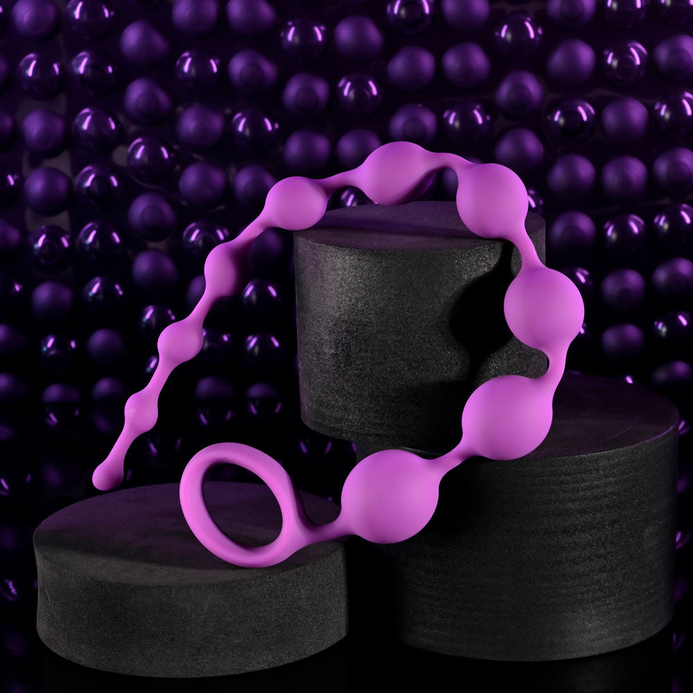 Selopa BEADED ADVENTURE - Purple 35.5 cm Anal Beads - Naughty by Nature Adult Store