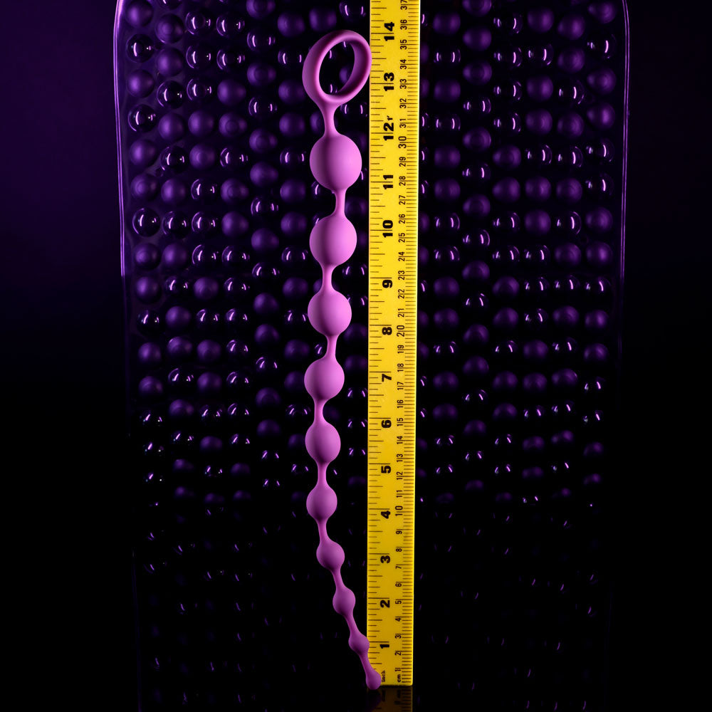 Selopa BEADED ADVENTURE - Purple 35.5 cm Anal Beads - Naughty by Nature Adult Store