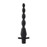 Selopa VIBRATING BUTT BEADS - Black 22 cm USB Rechargeable Vibrating Anal Beads - Naughty by Nature Adult Store