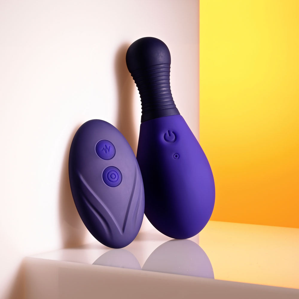 Selopa EGG ME ON - Purple 10 cm USB Rechargeable Egg with Wireless Remote - Naughty by Nature Adult Store