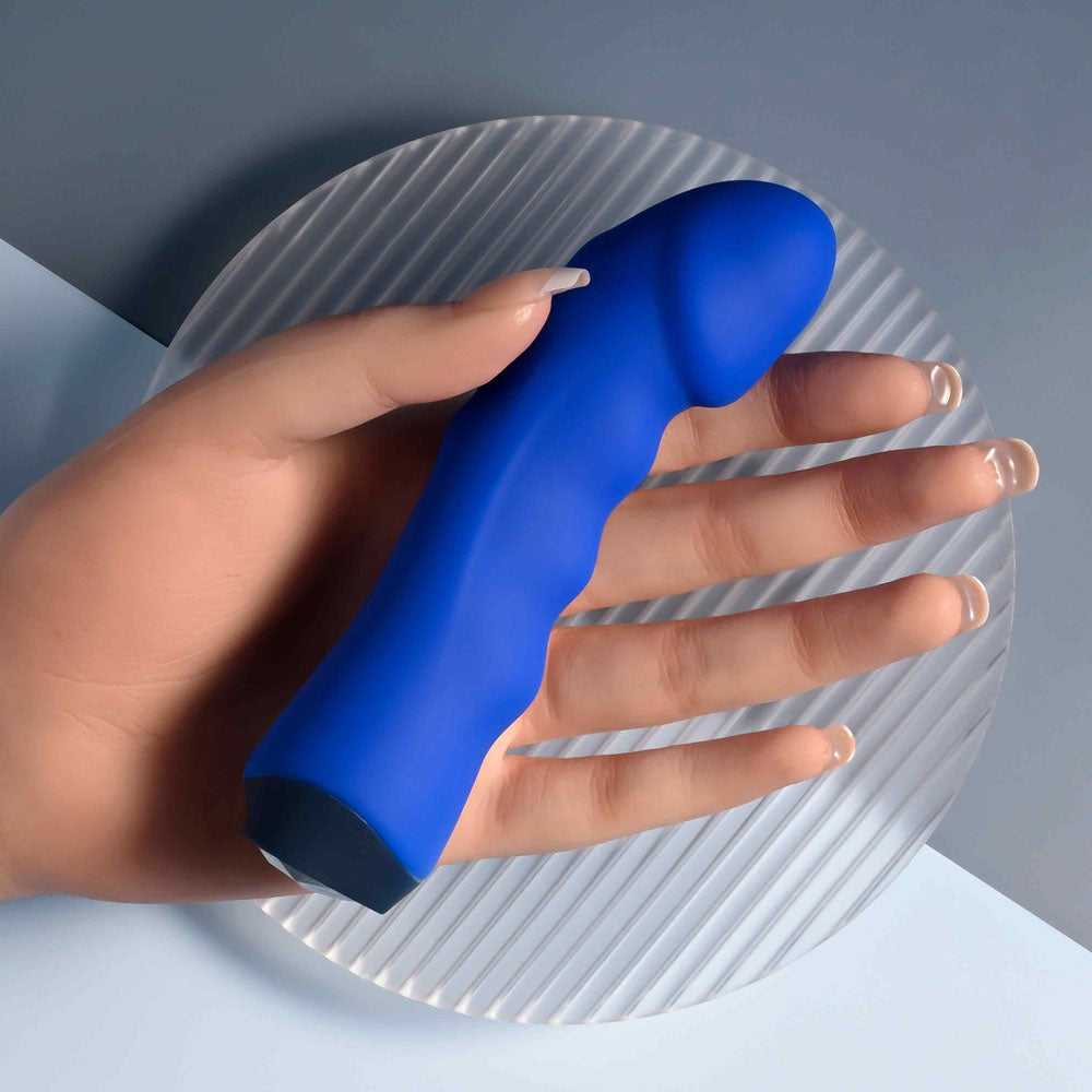 Selopa BLUE BANGER - Blue 13.6 cm USB Rechargeable Vibrator - Naughty by Nature Adult Store