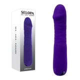Selopa AMBITION - Purple USB Rechargeable Thrusting Vibrator - Naughty by Nature Adult Store