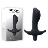Selopa P-SPOT TRAINER - Black 12.7 cm Vibrating Prostate Massager - Naughty by Nature Adult Store