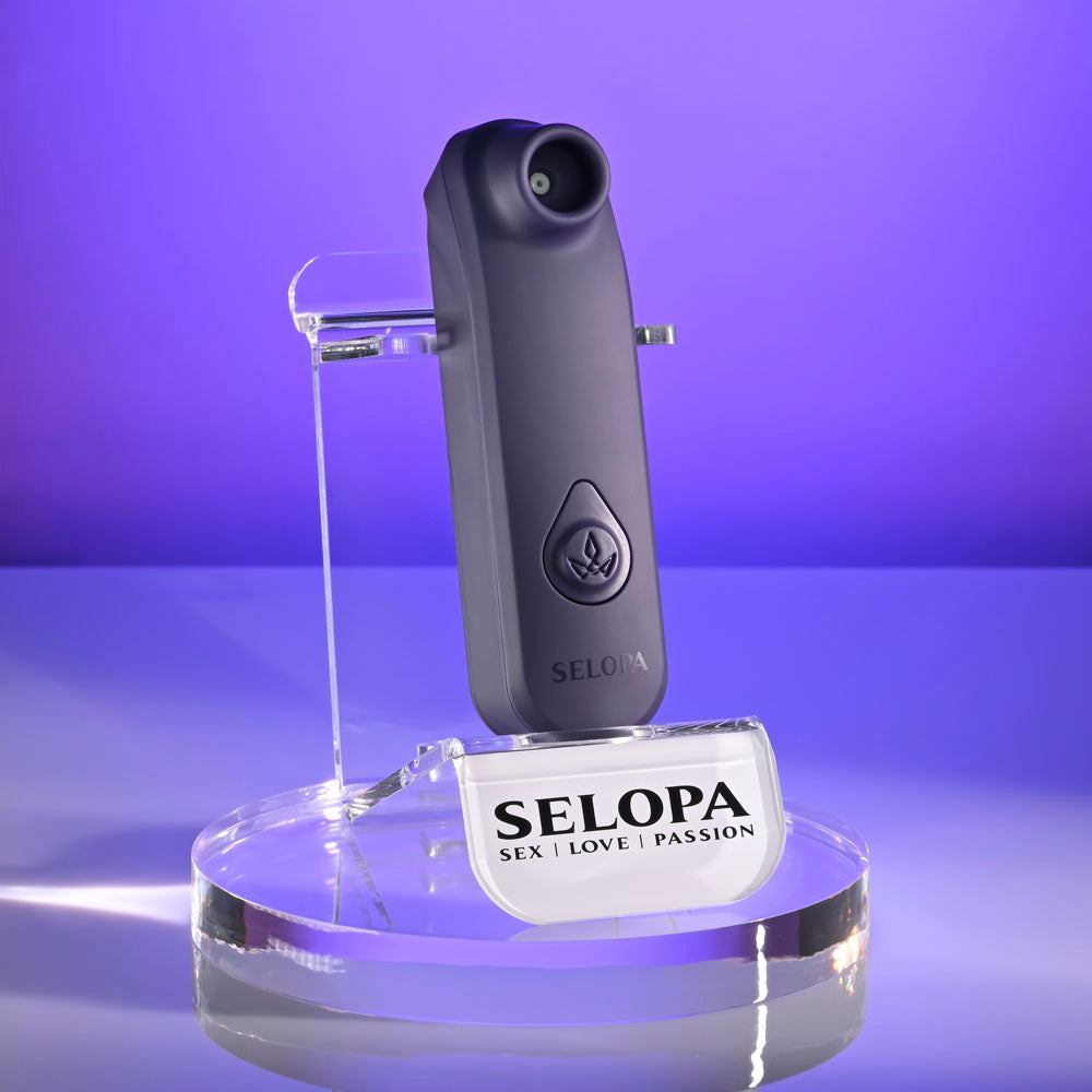Selopa SURE THING - Black Vibrating & Sucking Stimulator