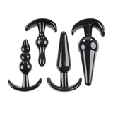 Selopa INTRO TO PLUGS - Black Butt Plugs - Set of 4 - Naughty by Nature Adult Store