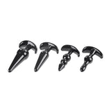 Selopa INTRO TO PLUGS - Black Butt Plugs - Set of 4 - Naughty by Nature Adult Store