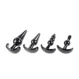 Selopa INTRO TO PLUGS - Black Butt Plugs - Set of 4 - Naughty by Nature Adult Store