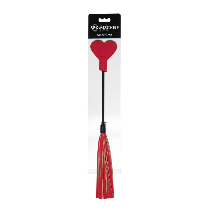 Sex & Mischief Amor Crop - Red/Black Crop - Naughty by Nature Adult Store