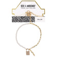 Sex & Mischief Pearl Day Collar - Pearl/Gold Necklace - Naughty by Nature Adult Store