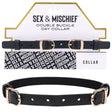 Sex & Mischief Double Buckle Day Collar - Black Collar - Naughty by Nature Adult Store
