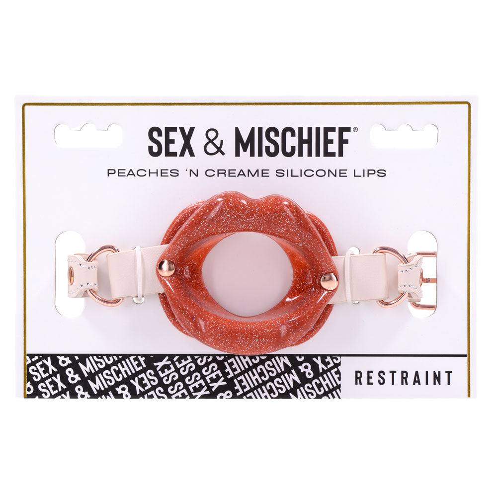 Sex & Mischief Peaches n CreaMe Silicone Lips - Naughty by Nature Adult Store