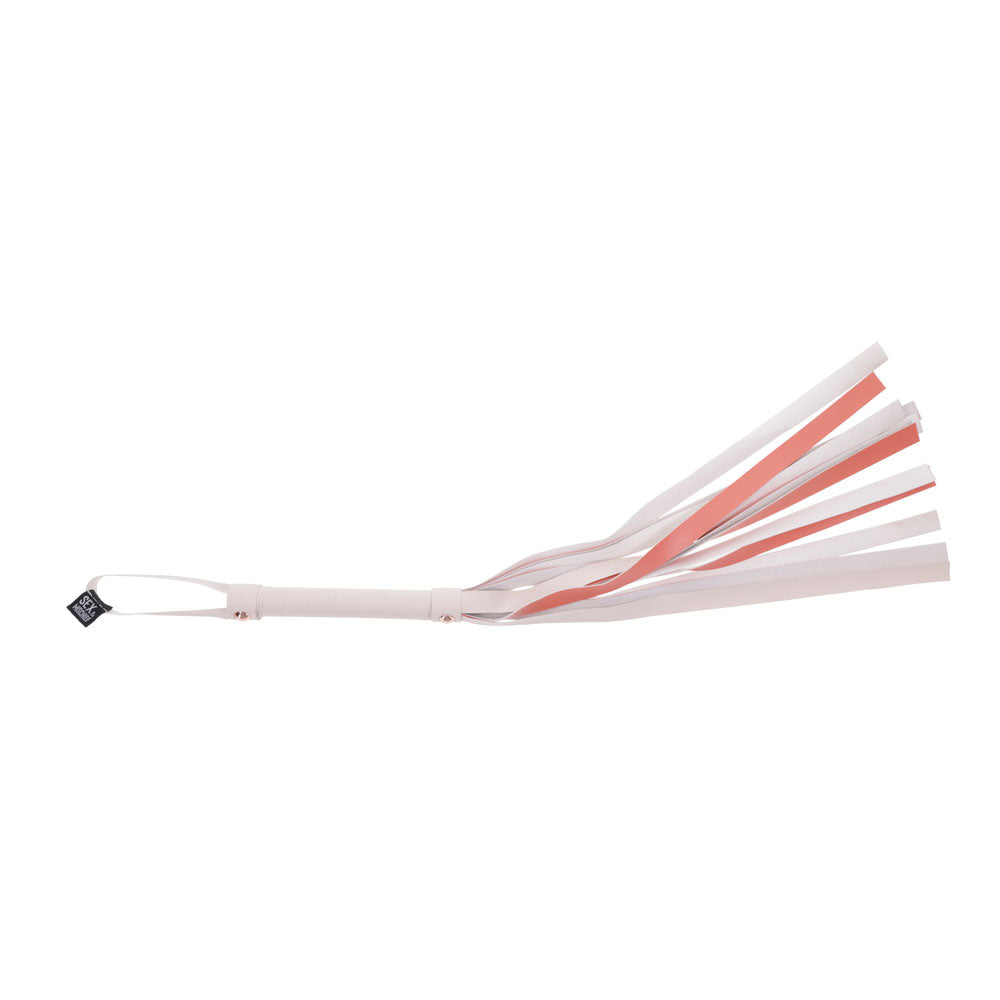 Sex & Mischief Peaches n CreaMe Stripe Flogger - Naughty by Nature Adult Store