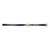 Sex & Mischief Cougar Ball Gag - Navy Blue/Gold Mouth Restraint - Naughty by Nature Adult Store