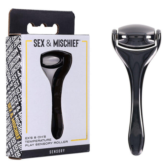S&M Exs & Ohs Temperature Play Sensory Roller - Gunmetal Roller - Naughty by Nature Adult Store