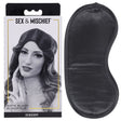 Sex & Mischief Satin Blindfold Black - Black Blindfold - Naughty by Nature Adult Store