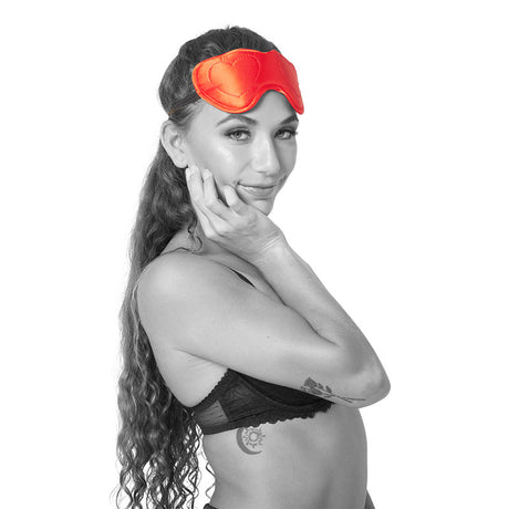 Sex & Mischief Amor Blindfold Red - Naughty by Nature Adult Store