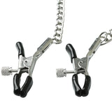 Sex & Mischief Chained Nipple Clamps - Nipple Clamps with 30 cm Chain - Naughty by Nature Adult Store