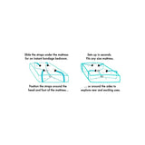 SPORTSHEETS Under The Bed Restraints - Bed Restraint System - Naughty by Nature Adult Store