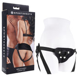 SPORTSHEETS Breathable Strap On - Black Adjustable Strap-On Harness (No Probe Included) - Naughty by Nature Adult Store