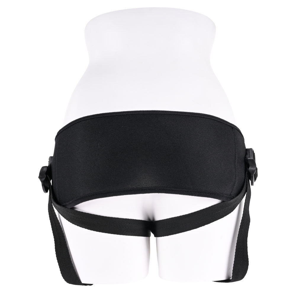 SPORTSHEETS Breathable Strap On - Black Adjustable Strap-On Harness (No Probe Included) - Naughty by Nature Adult Store