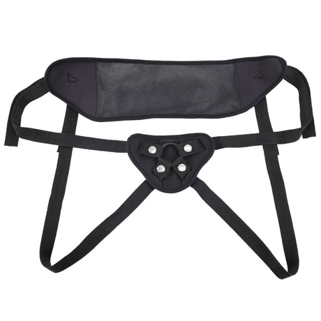 SPORTSHEETS Breathable Strap On - Black Adjustable Strap-On Harness (No Probe Included) - Naughty by Nature Adult Store