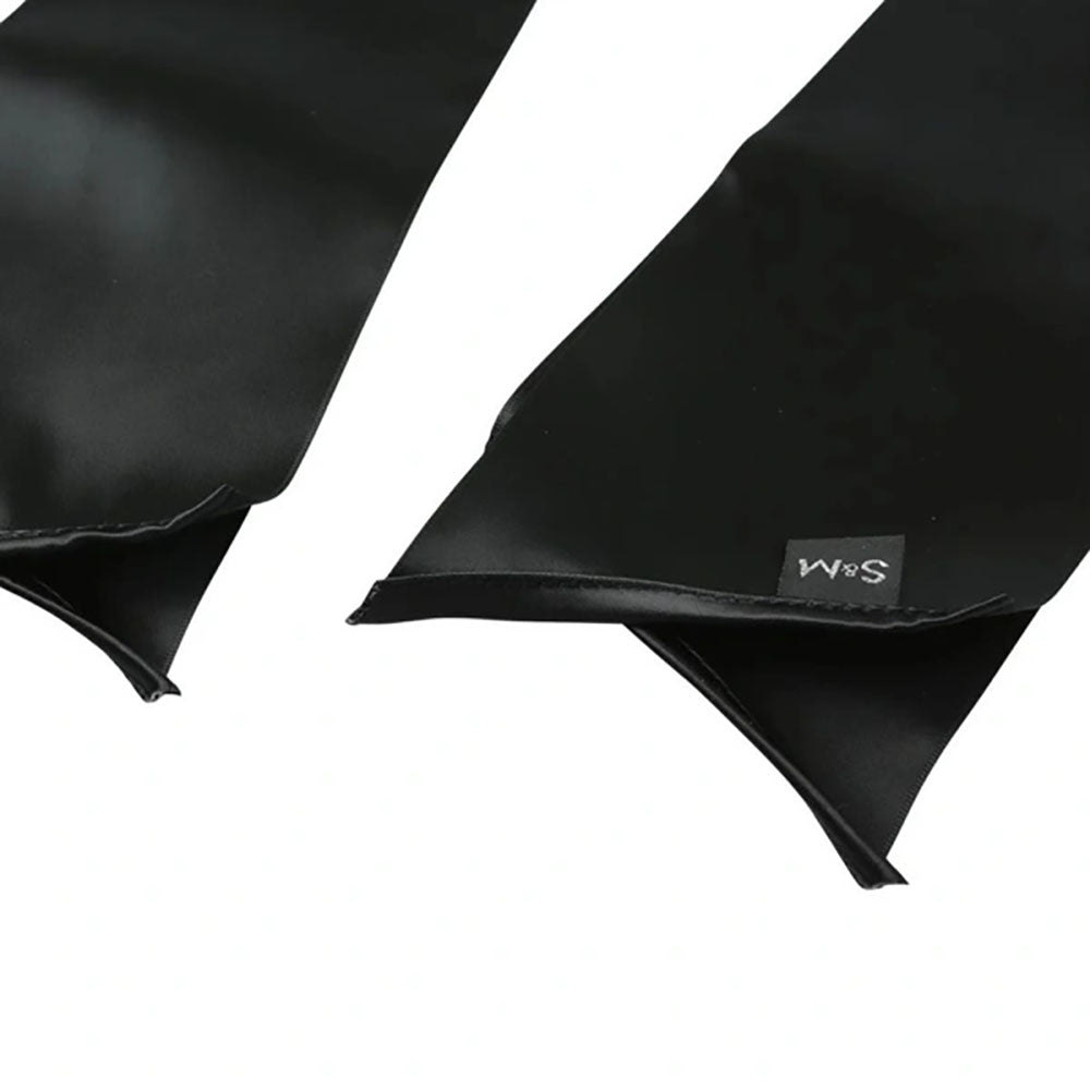 Sex & Mischief Silky Sashes Black - Black Restraints - Naughty by Nature Adult Store