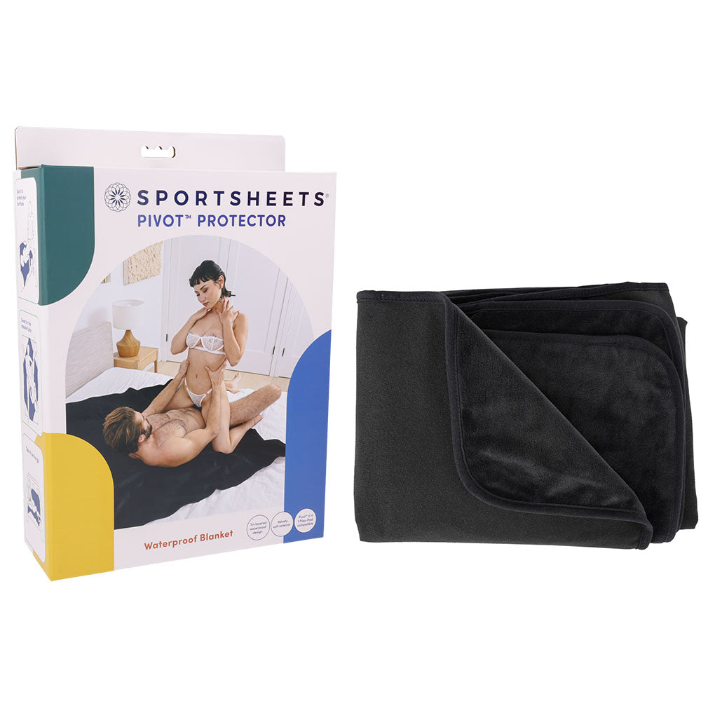 Pivot Protector - Black Triple-Layered Waterproof Blanket - Naughty by Nature Adult Store