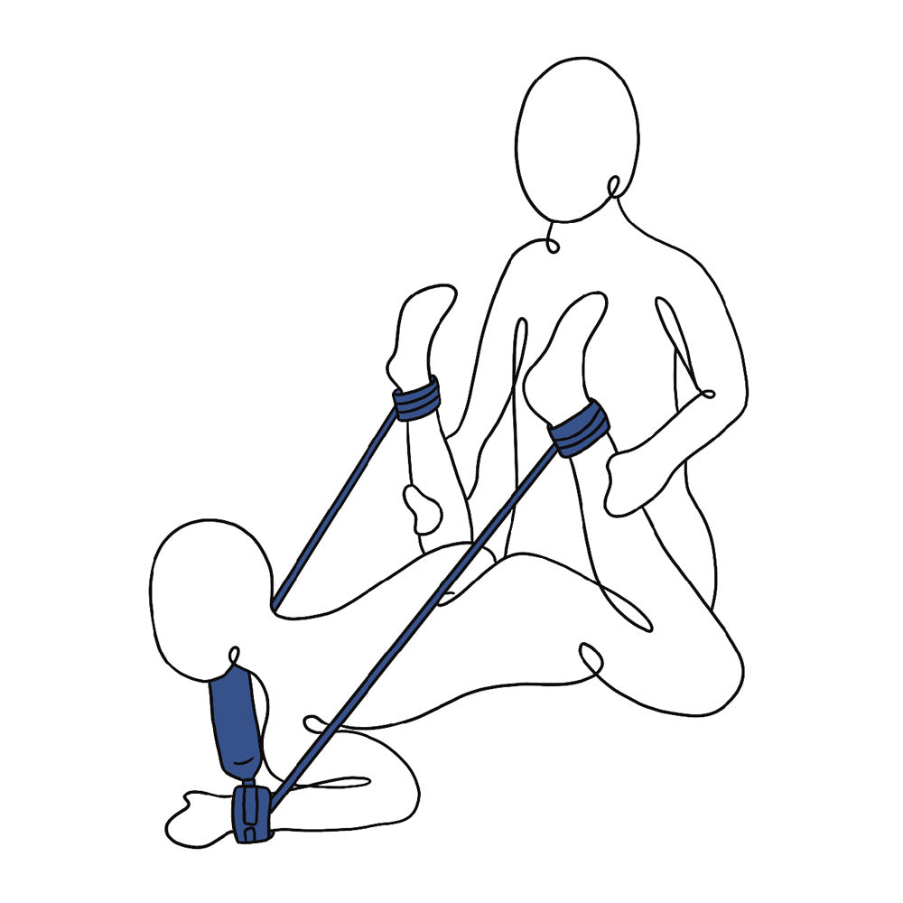 Pivot Connection Kit - Cuff and Tether Kit - Naughty by Nature Adult Store