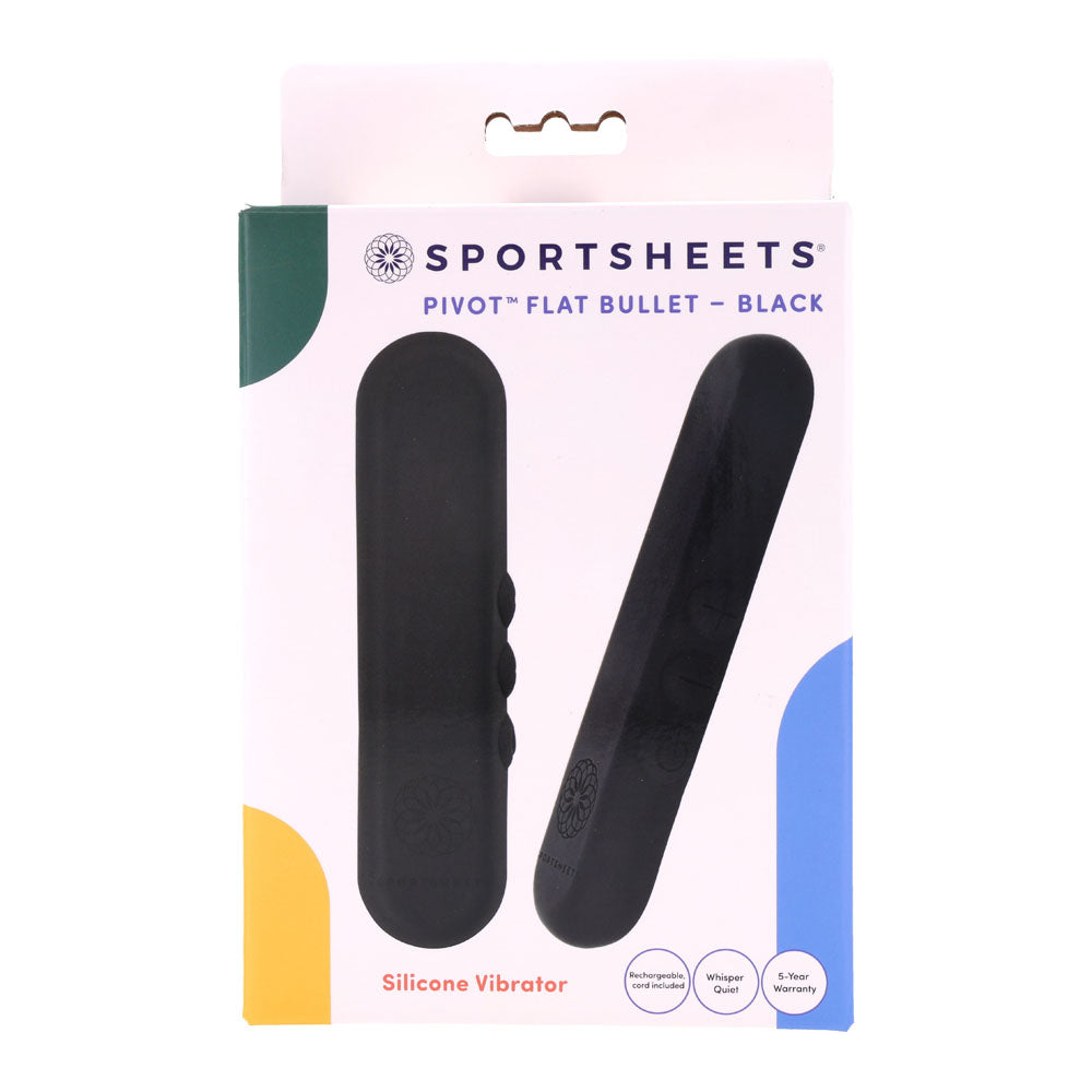 Pivot Flat Bullet - Black - Naughty by Nature Adult Store