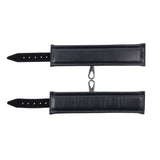 SPORTSHEETS Velvet Noir Handcuffs - Black