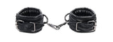 SPORTSHEETS Velvet Noir Handcuffs - Black