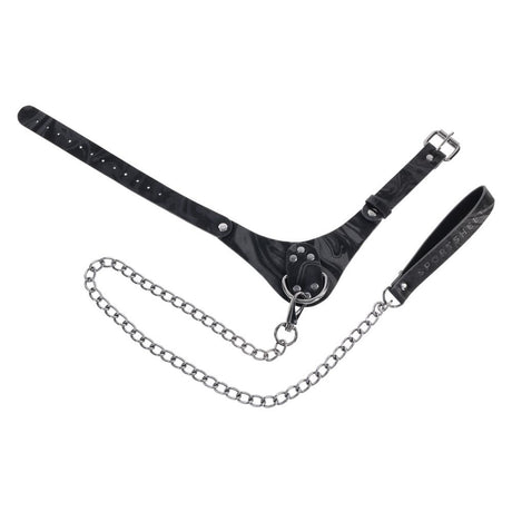 SPORTSHEETS Velvet Noir Collar & Leash