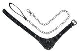 SPORTSHEETS Velvet Noir Collar & Leash