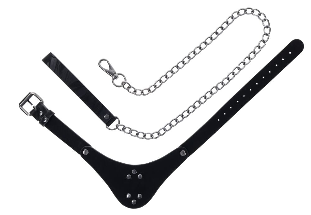 SPORTSHEETS Velvet Noir Collar & Leash