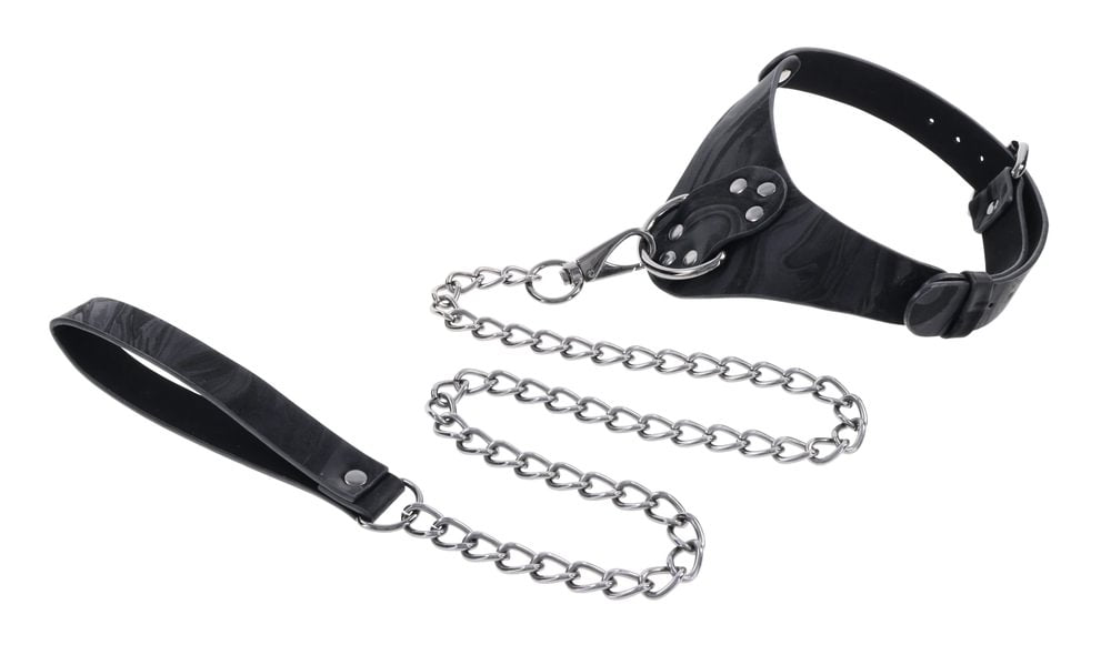 SPORTSHEETS Velvet Noir Collar & Leash