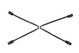 SPORTSHEETS Velvet Noir Adjustable Hog Tie & Cuff Set