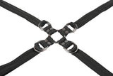 SPORTSHEETS Velvet Noir Adjustable Hog Tie & Cuff Set