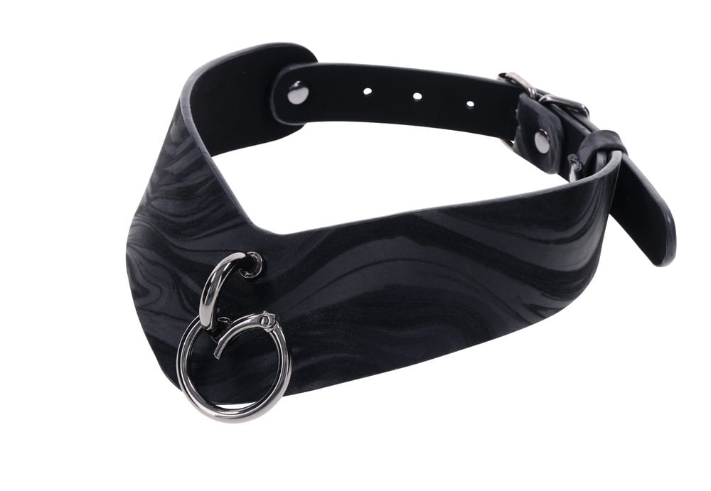 SPORTSHEETS Velvet Noir Collar & Removable Clamps