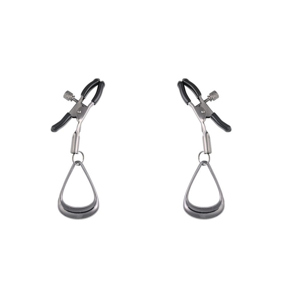 SPORTSHEETS Velvet Noir Tuggable Nipple Clamps
