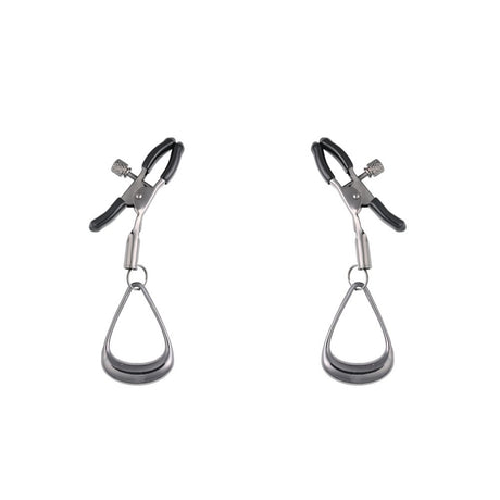 SPORTSHEETS Velvet Noir Tuggable Nipple Clamps