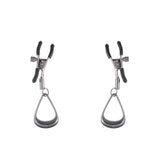 SPORTSHEETS Velvet Noir Tuggable Nipple Clamps