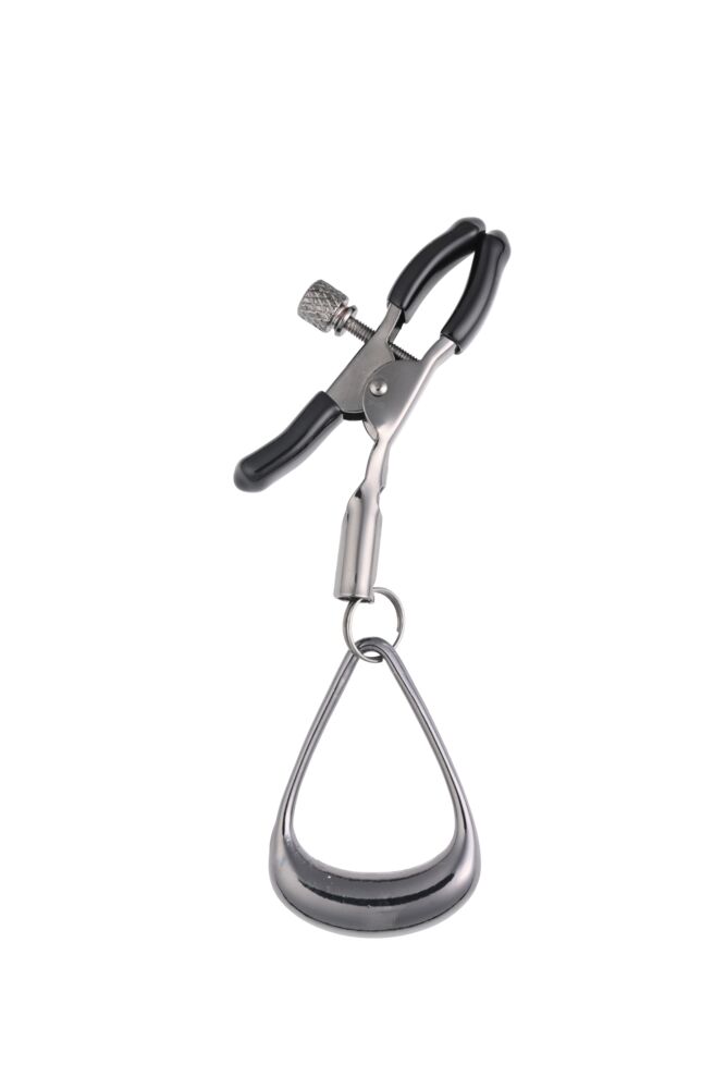 SPORTSHEETS Velvet Noir Tuggable Nipple Clamps