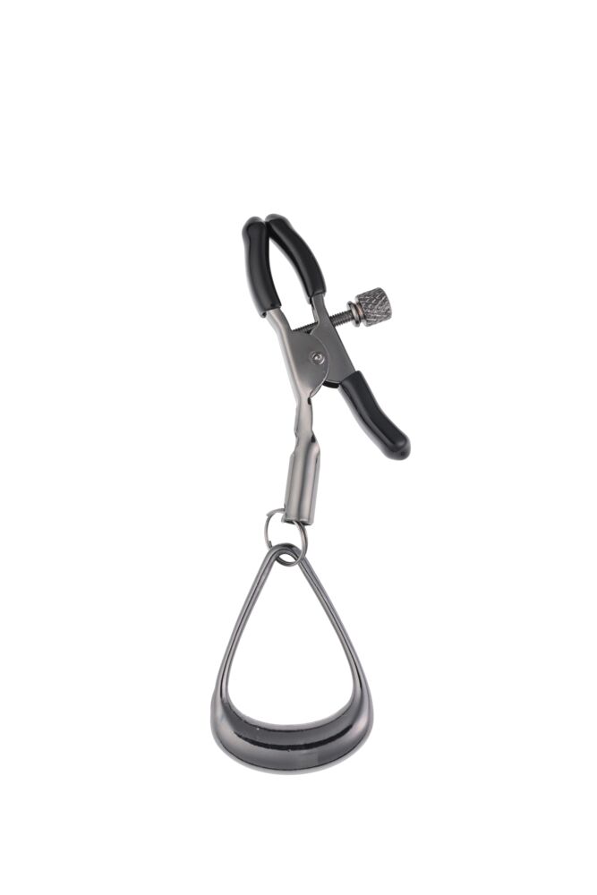 SPORTSHEETS Velvet Noir Tuggable Nipple Clamps