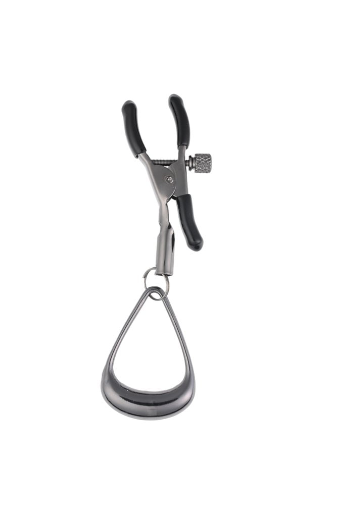 SPORTSHEETS Velvet Noir Tuggable Nipple Clamps